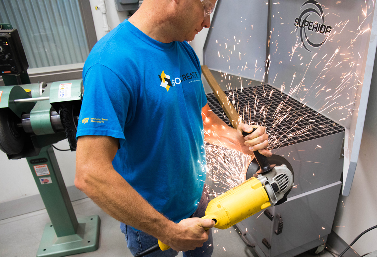 Image of person doing welding